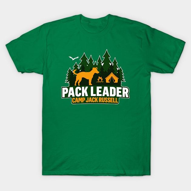 Camp Jack Russell Pack Leader T-Shirt by Rumble Dog Tees